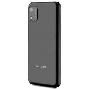 Smartphone Multilaser E Lite 2 P9146 Preto com 32GB, 1GB de RAM, Tela 4”, Android 10, Dual Chip, Câmera 2MP, 3G, Bluetooth e Processador Quad core