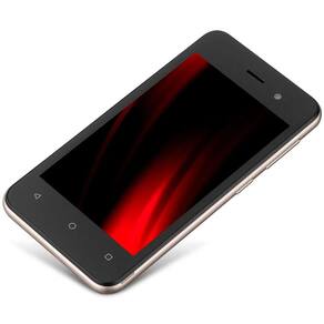 Smartphone Multilaser E 2 Lite P9147 Dourado com 32GB, 1GB de RAM, Tela 4”, Android 10, Dual Chip, Câmera 2MP, 3G, Bluetooth e Processador Quad core