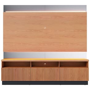 Estante Home Colibri Marajó com 210 cm de Largura, Ideal para TV de até 70”