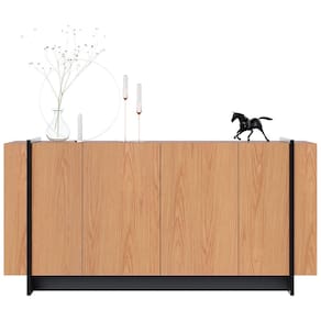 Buffet de Sala de Jantar Colibri Copacabana com 4 Portas e 2 Prateleiras