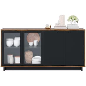 Buffet de Sala de Jantar Colibri Vitória com 4 Portas e 4 Prateleiras