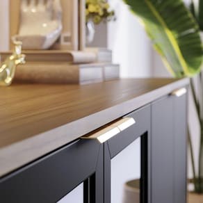 Buffet de Sala de Jantar Colibri Vitória com 4 Portas e 4 Prateleiras