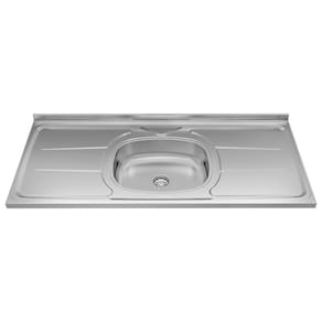 Pia para Cozinha Ghelplus King com Válvula - 120x53cm