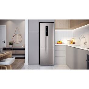 Geladeira Electrolux DB44S Bottom Frost Free com AutoSense e Gaveta HortiFruti 400 L – Inox