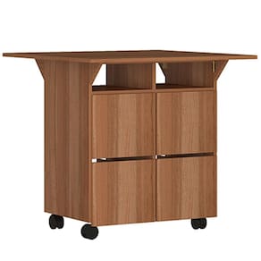 Mesa Retangular Nova Móbile Moove com 4 Bancos, Prateleira e Tampo Dobrável - Montana - 3