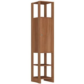 Armário Closet Nova Mobile Slim Yes com 1 Porta e 3 Prateleiras