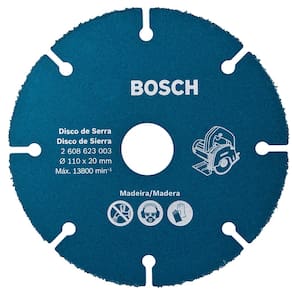 Disco de Corte para Madeira Bosch Carbide Multi-wheel Serra Mármore 110mm - Azul