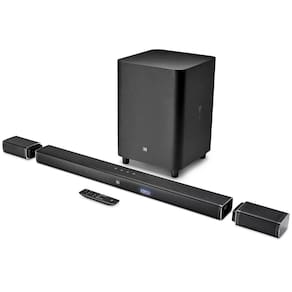 Soundbar JBL Bar 5.1 com 5.1 Canais, Bluetooth e Alto-falantes Surround Sem Fios - 218W RMS