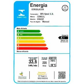 Freezer Horizontal Consul CHA22FB – 220 L