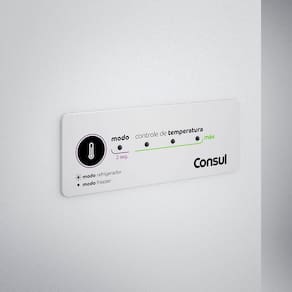 Freezer Horizontal Consul CHA31FB Pés com rodízio, 6 Níveis de temperatura e Degelo Manual - 309L