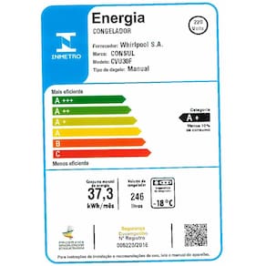 Freezer Vertical Consul CVU30FB 1 Porta – 246 L
