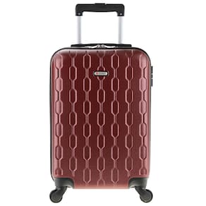 Mala Viagem Pequena de Bordo Tonin Frevo 1968 em ABS com Rodas Giro 360° em ABS - Marsala