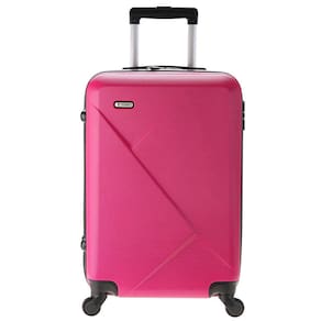 Mala Viagem Pequena de Bordo Tonin Boreal 2031 em ABS com Rodas Giro 360° em ABS - Magenta