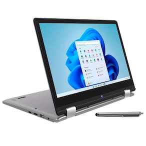 Notebook 2 em 1 Positivo Duo Intel Celeron Dual Core 4GB 128GB eMMC Tela 11.6" IPS Full HD touch com Caneta Capacitiva Windows 11 Home - C4128B-1