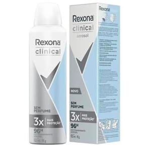 Antitranspirante Aerossol sem Perfume Rexona Clinical 150ml - Supermercado  Supriforte