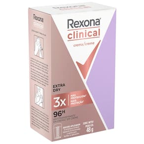 Desodorante Rexona Clinical Antitranspirante em Creme 48g - Unidade