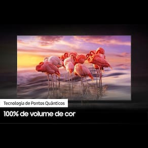 Smart TV 50" QLED 4K Samsung The Frame 50LS03B, Tela Matte, Design slim, Suporte de parede slim incluso, Única Conexão, Molduras customizáveis