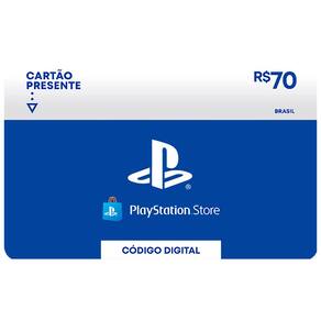 Cartão Presente Digital PlayStation - R$70