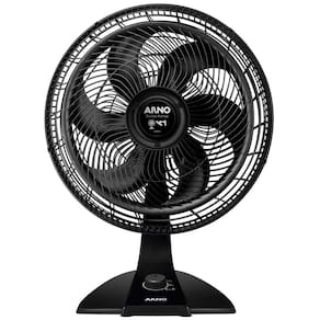 Ventilador 2 em 1 Mesa/Parede Arno Turbo Force VF42 40cm com 3 Velocidades e 6 Pás - Preto
