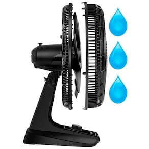 Ventilador 2 em 1 Mesa/Parede Arno Turbo Force VF42 40cm com 3 Velocidades e 6 Pás - Preto