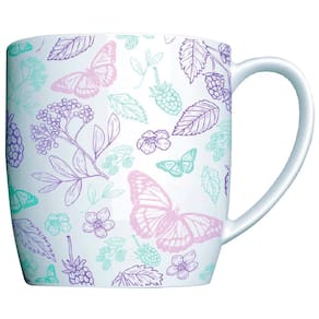 Conjunto de Canecas Germer Urban Borboletas 360ml – 2 Peças - 1