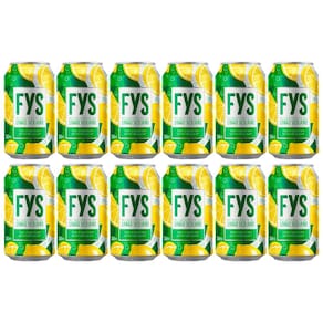 Refrigerante FYS Limão Siciliano Lata 350ml Pack - 12 Unidades