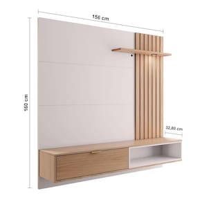 Painel Home Suspenso Colibri Tocantins Ideal para TV de até 60" com 160cm de largura