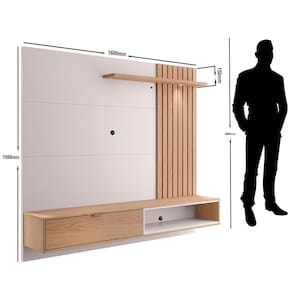 Painel Home Suspenso Colibri Tocantins Ideal para TV de até 60" com 160cm de largura