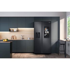 Geladeira Samsung Family Hub Side By Side RS58T5561B1 Digital Inverter Frost Free com Soundbar, Smart View, Bluetooth e Wi-Fi Black Inox Look – 585 L
