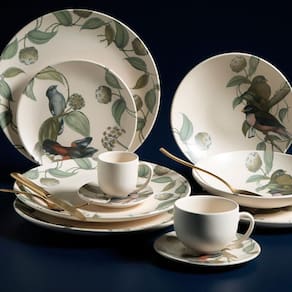 Conjunto com 6 Pratos Fundos Porto Brasil Coup La Vie em Cerâmica Feldspática 21cm – Off-White - 3