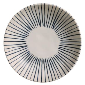 Conjunto com 6 Pratos Fundos Porto Brasil Bio Elemento em Stoneware 22,5 cm – Cinza - 1