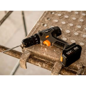 Parafusadeira e Furadeira de Impacto WAP BPFI 12K4 Carregador Bivolt 12V 3/8” com Maleta e Acessórios