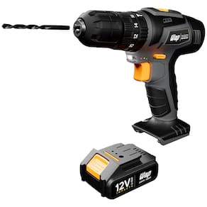 Parafusadeira e Furadeira de Impacto WAP BPFI 12K4 Carregador Bivolt 12V 3/8” com Maleta e Acessórios