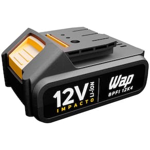 Parafusadeira e Furadeira de Impacto WAP BPFI 12K4 Carregador Bivolt 12V 3/8” com Maleta e Acessórios