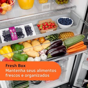 Geladeira Brastemp French Door BRO85AK Frost Free com Tecnologia Inverter, Turbo Freezer e Design Premium 554 L - Inox