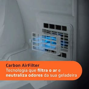 Geladeira Brastemp French Door BRO85AK Frost Free com Tecnologia Inverter, Turbo Freezer e Design Premium 554 L - Inox