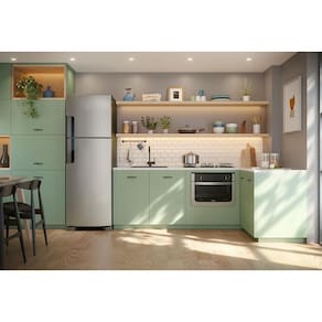 Geladeira Consul Duplex CRM44AK Frost Free com Altura Flex, Função Turbo e Freezer Espaçoso 386 L - Inox