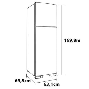 Freezer Vertical Brastemp BVR28NK Frost Free Inox – 228 L