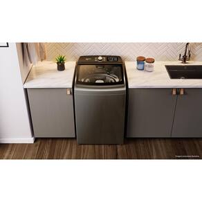 Lavadora de Roupas Brastemp 16kg BWD16A9 com Tecnologia Double Wash e Ciclo Tira Manchas Advanced – Titânio