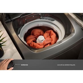 Lavadora de Roupas Brastemp 16kg BWD16A9 com Tecnologia Double Wash e Ciclo Tira Manchas Advanced – Titânio