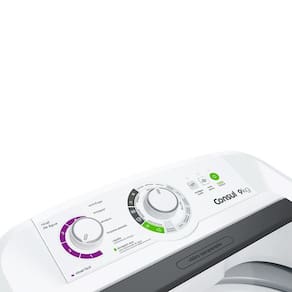 Lavadora de Roupas Consul 9kg CWB09BB com Dosagem Econômica e Ciclo Edredom – Branca