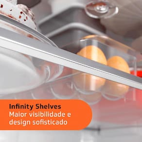Geladeira Brastemp Inverse BRE85AK Frost Free com Twist Ice Advanced e Painel Touch Black 588 L – Inox