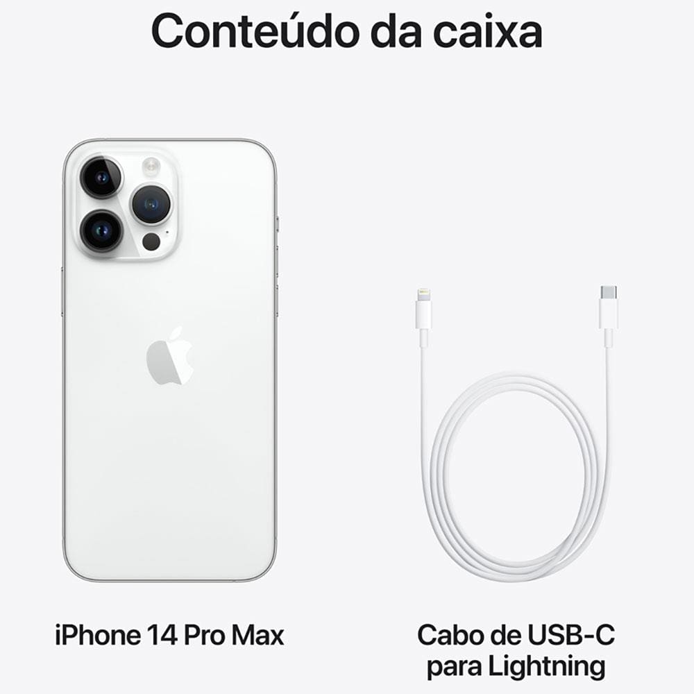 Apple iPhone 14 Pro Max 512GB Prateado | Shopping | LATAM Pass