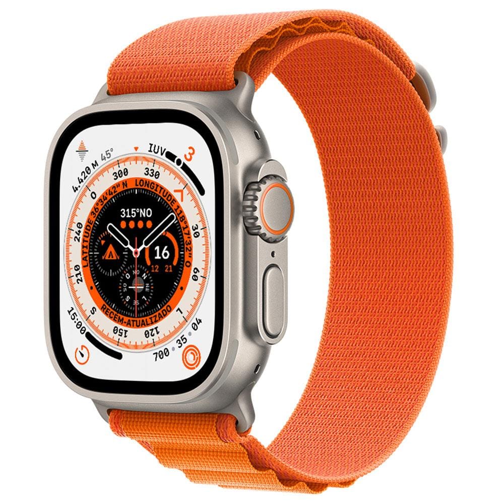 Apple Watch Ultra GPS + Cellular Caixa de Titânio 49 mm