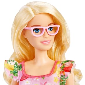 Boneca Barbie Fashionista 32cm Vestido Laranja Mattel - N/A