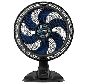 Ventilador de Mesa Arno Xtreme Force VB40 40cm com 3 Velocidades e 6 Pás – Preto - 220v