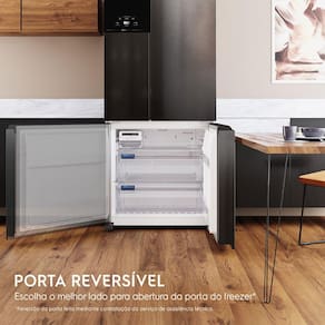 Geladeira Electrolux Multidoor Efficient IM8B Frost Free com Tecnologia Inverter e AutoSense 590 L – Preta