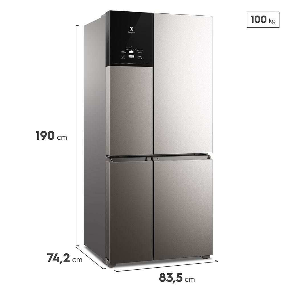 希少　Das individuelle Allgemeine Geladeira Electrolux Multidoor Experience IQ8S Frost Free com