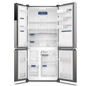 Geladeira Electrolux Multidoor Experience IQ8S Frost Free com Tecnologia Inverter e FlexiSpace 581 L – Inox