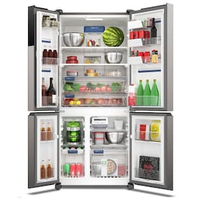 Geladeira Electrolux Multidoor Experience IQ8S Frost Free com Tecnologia Inverter e FlexiSpace 581 L – Inox